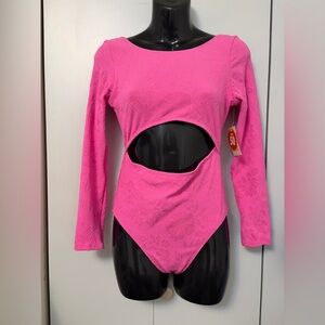 George Fuchsia Floral Kids Swim One Piece